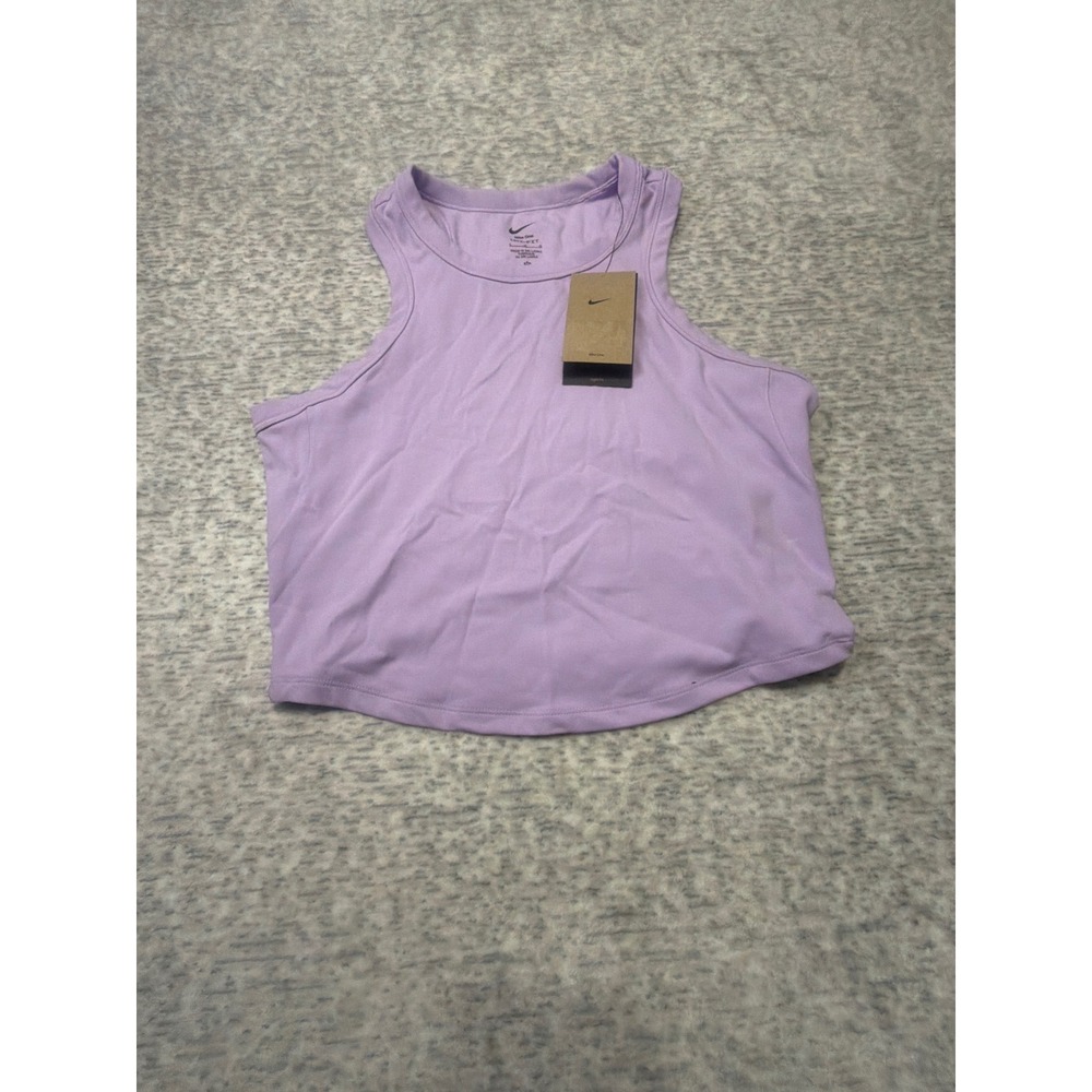 NWT Nike DriFit Lavender Crop Tank Top